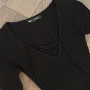 Blair Ribbed Black Dress